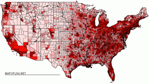 US Population Map