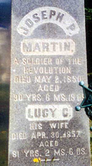 joseph plumb martin's grave