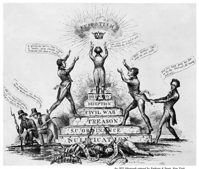 Nullification Cartoon from 1833