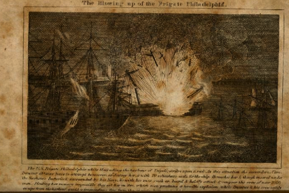 Destruction of USS Philadelphia