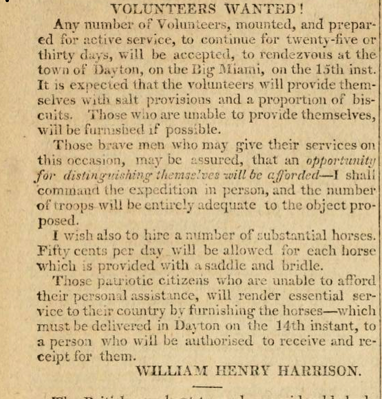 Harrison recruiting volunteers