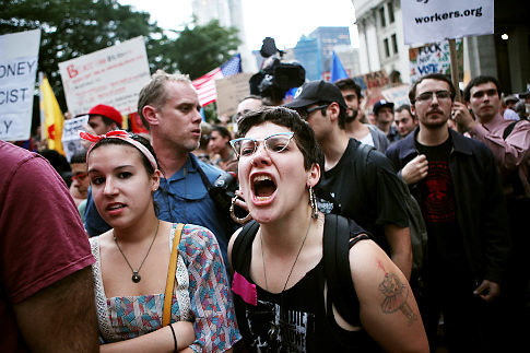 Occupy Wall Street Crowd