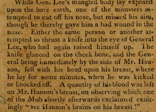 General Lee brutally mauled