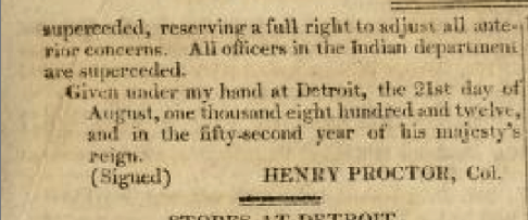 Regulations for the inhabitants of Michigan