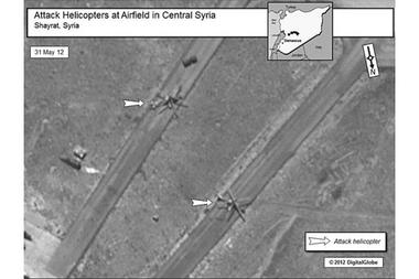 Attack Helicopters in Syria